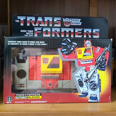 Hasbro Transformers G1 Autobot Blaster Exclusive Action Figure