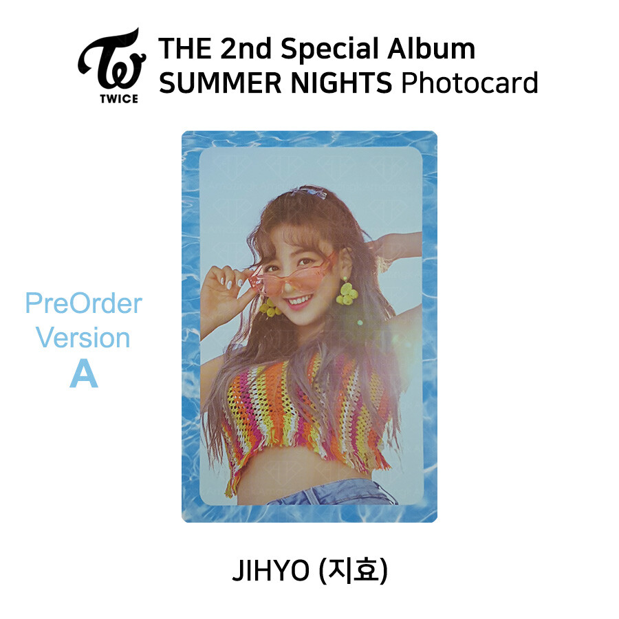 TWICE 2nd Special Album SUMMER NIGHTS Official Photocard Pre