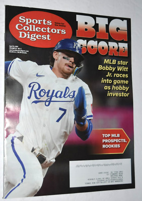 SPORTS COLLECTORS DIGEST: ''BIG SCORE - Bobby Witt'' Apr 15, 2025, Brand New