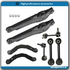 8pcs Rear Suspension Kit Upper Lower Control Lateral Toe Arms Sway Bar Links 8pcs Rear Suspension Kit Upper Lower Control Lateral Toe Arms Sway Bar Links