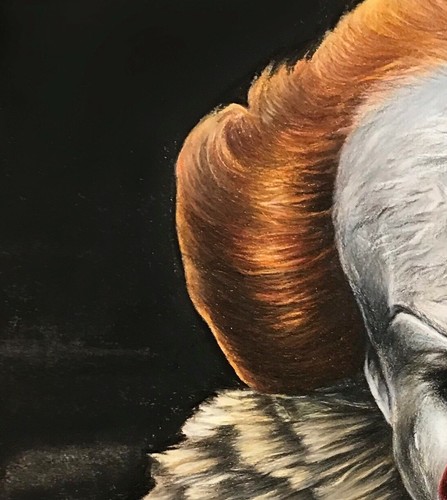 Pennywise - Traditional drawing, Bill Skarsgard, IT 2017 Stephen King movie - 第 5/6 張圖片