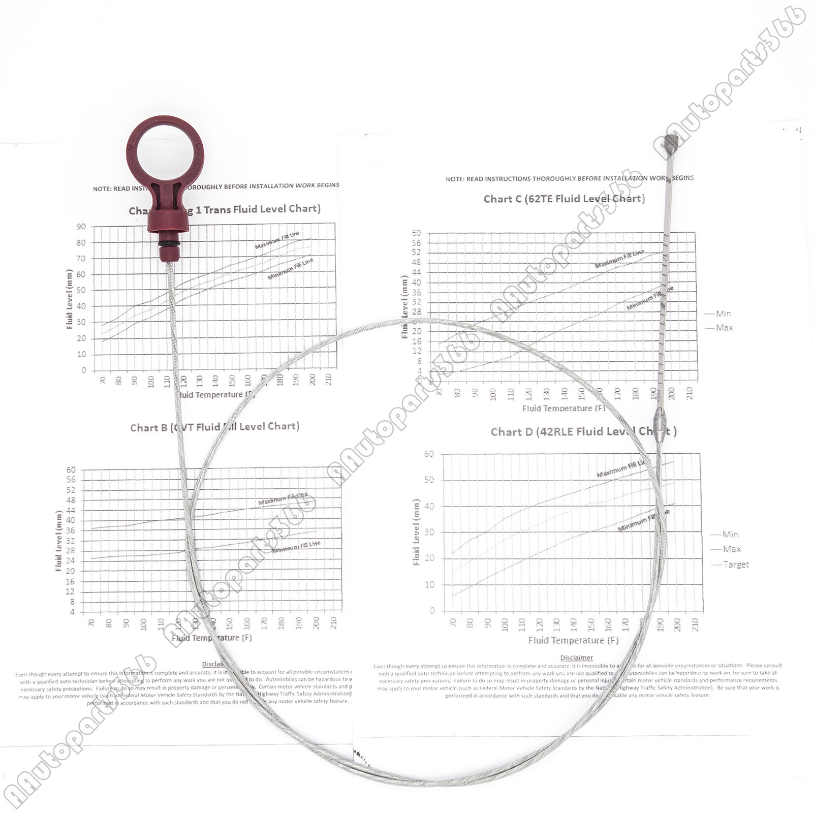 Automatic Transmission Fluid level Dipstick Tool 917327 for Jeep
