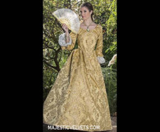 3 PIECE CUSTOM MADE RENAISSANCE REVOLUTIONARY PIRATE SWANN DRESS COSTUME