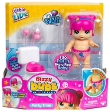 Little Live Bizzy Bubs Season Baby Playset - Clever Chloe - Potty Time NEW