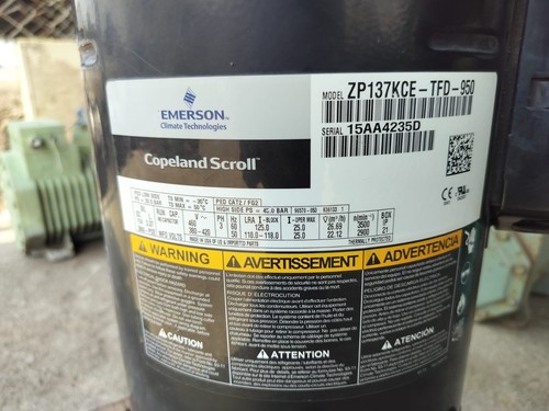 COPELAND SCROLL COMPRESSOR ZP137KCE-TFD-950 - Picture 2 of 4