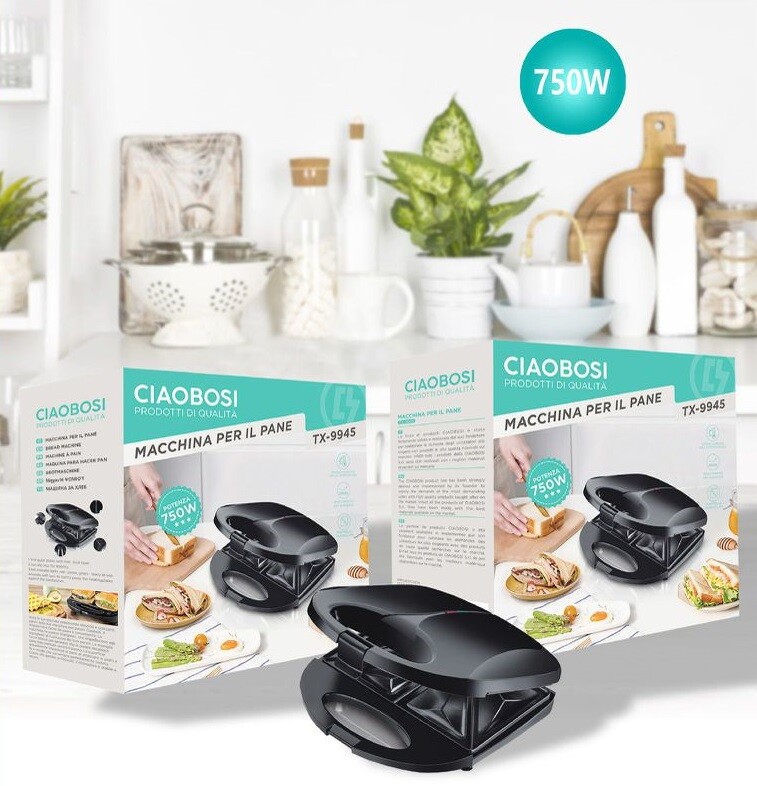 Macchina Panini Professionale Linq 750W - Grill e Sandwich Maker - 1