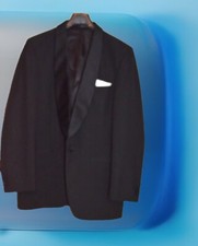Young's Formal Wear Vtg Classic Shawl Collar Tuxedo Dinner Jacket UK 40L