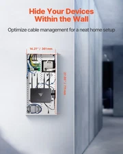 New Structured Media Enclosure, 28-Inch, Recessed in-Wall Media Box with Cover