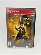 Sony Jet Li Rise to Honor w/ Case - PlayStation 2 PS2 NTSC-U/C T-Teen
