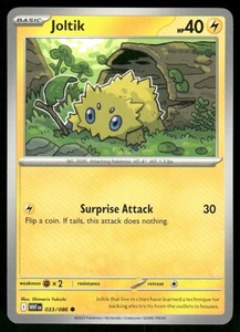 2025 Scarlet & Violet Series - White Flare Joltik Common #33