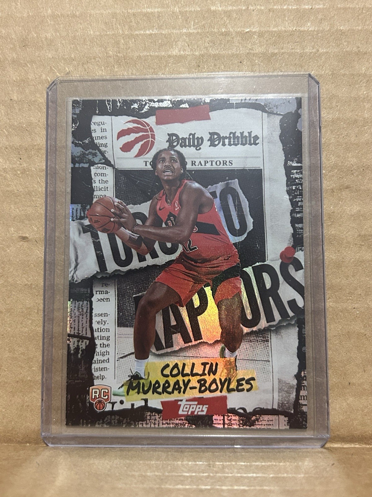 2025-26 Topps Basketball Collin Murray Boyles Daily Dribble Raptors