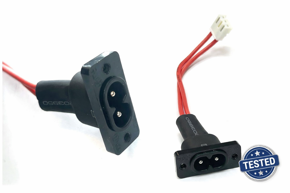 ゲートボール Gemini CDX-2250 AC Power Input Socket Cable IEC C8 2-Pin Tested
