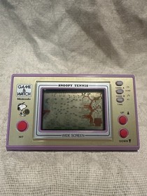 Vintage Nintendo Game & Watch Snoopy Tennis SP-30 1982