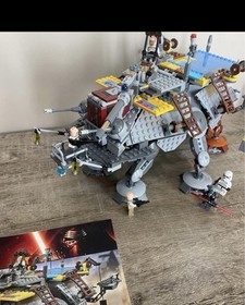 Lego Star Wars Rebels Captain Rex's AT-TE 75157 100% COMPLETE BOX AND INSTRUCTIO