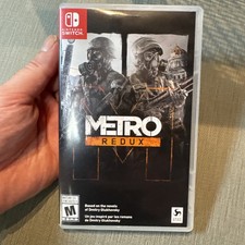 METRO REDUX Nintendo Switch COMPLETE TESTED Last Light 2033 Survival Horror CIB