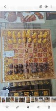 Bernstein-Schachspiel mit 32 handgeschnitzten...