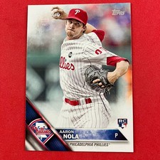 Aaron Nola 2016 Topps Team Set Variation Rookie Card #PP2 Philadelphia Phillies. rookie card picture