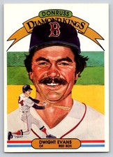 1982 Donruss - Diamond Kings Dwight Evans #7