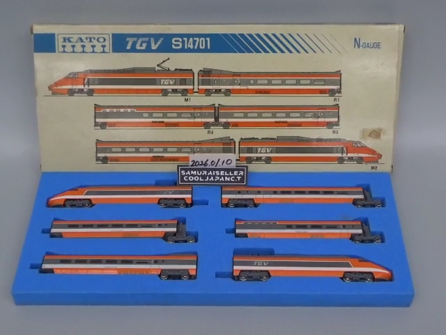 KATO French Railroad TGV S14701 N Scale Bullet Train Japan Used | eBay