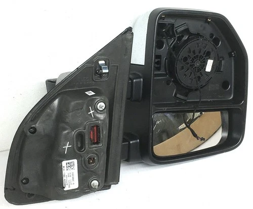 OEM Right Passenger Side Exterior Mirror For Ford F150 Black Textured Chrome Cap
