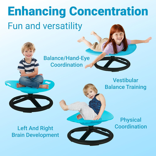 220lbs Sensory Spinning Chair for Autistic ADHD Special Needs Kids Sit Spin Toy - Picture 7 of 22