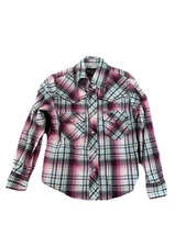 Cowboy hardware Youth Girl's Rose and Mint Shedua Long Sleeve Size SM/5