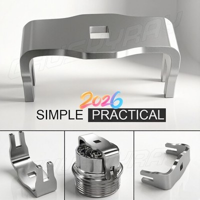 Steelman Oil Filter Cap Wrench 14 Flute x 75mm Housing Removal Tool 96664