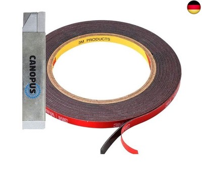 CANOPUS Profi Doppelseitiges Klebeband Extra Stark, Wasserdicht 5952 (6,35mm x