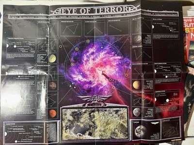 Warhammer 40,000 Map Poster Eye of Terror