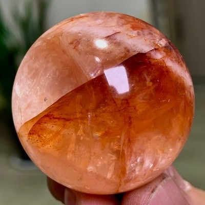 91G  Natural citrine chakra quartz ball healing ball specimen