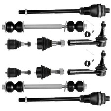SCITOO 10pcs Front Suspension Kit Inner Outer Tie Rod Ends Lower Upper 10