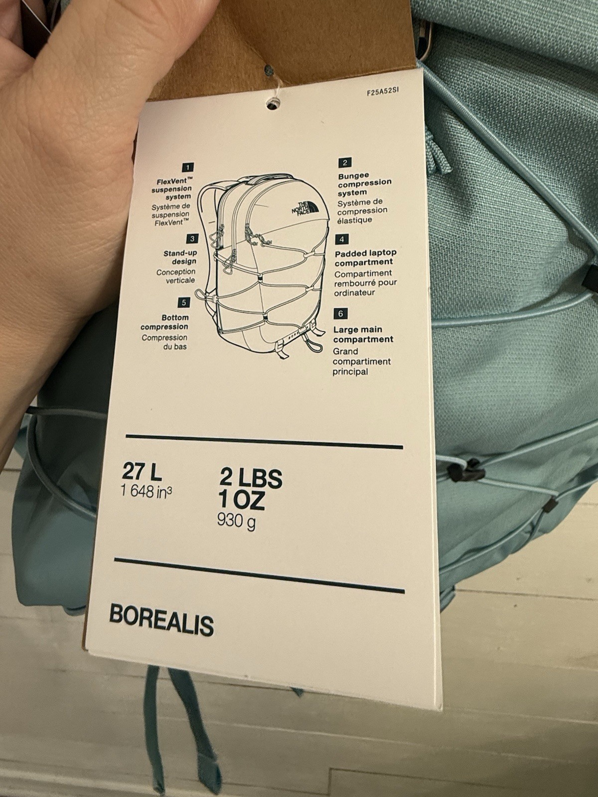 THE NORTH FACE Women's Borealis Commuter Laptop Backpack | Blue Eclipse image 8