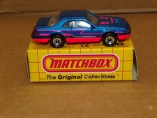 Vintage Matchbox Superfast Mb59 Ford T-bird Turbo Coupe Dated 1987 Nos Vintage Matchbox Superfast Mb59 Ford T-bird Turbo Coupe Dated 1987 Nos