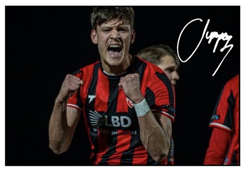 11613. Chris Popov Signed Pictures (A4 Prints) Leicester City Morecambe Barrow