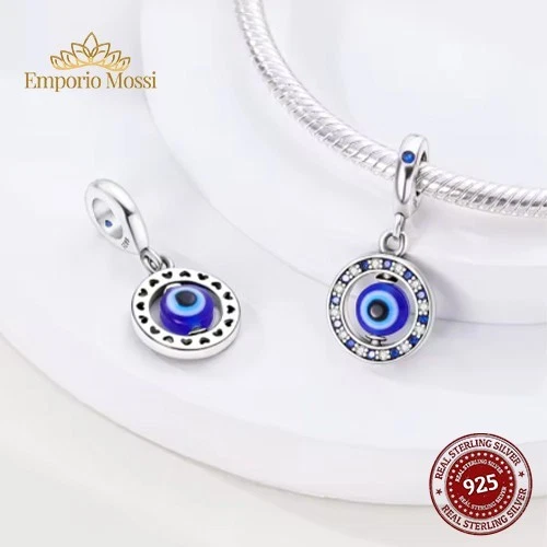 Charm Occhio Turco Argento s925 (Tipo Pandora) - Immagine 2 di 2