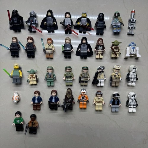 Lego Star Wars Minifigure Lot 30+ Figures