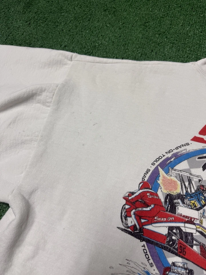 Sudadera de Carreras Herramientas a Presión Años 90 De Colección Para Hombre Talla 2XL Gris Cuello Redondo MARCADA Foto 4 de 4