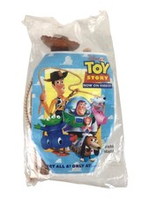 TOY STORY WOODY 6" Action Figure New In Bag Burger King 1996 WITH LASSO