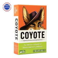 Exploding Kittens Coyote Created by Tim Ferriss 3-8 Players 10 Mins Ages 10+