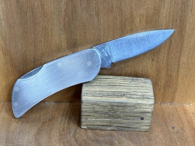 Rare ZIPPO Pocket Knife SS Small Lockback Made In USA EXCELLENT