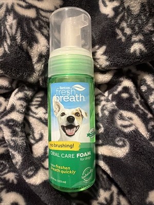 Tropiclean Fresh Breath For Dogs Oral Care Foam Helps Freshen Breath Quickly