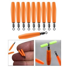 Lot de 10 flotteurs de pêche coulissants, flexibles, faciles à utiliser,