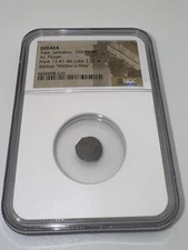 Biblical "Widows Mite" Judaea GENUINE Coin Alex Jannaeus 103-76 BC AE Prutah NGC