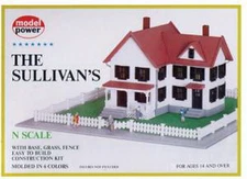 Model Power 1557 N Scale The Sullivan's House Building Kit