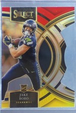 2023 Select Jake Bobo Red and Yellow Prizms Die Cuts RC #149 Seahawks