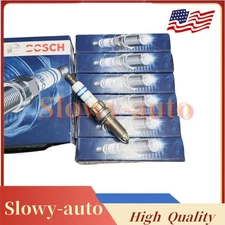 6X Bosch ZGR6STE2 Spark Plugs Fits For BMW E60 E90 E92 E93 135i 335i 535i