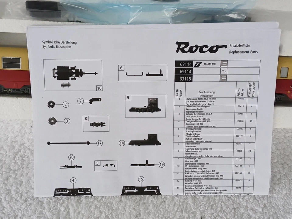 Roco HO Gauge 63114 Diesel Railcar DMU Trans Europ Express TEE FS ALN 460-2003 - Image 4 of 4