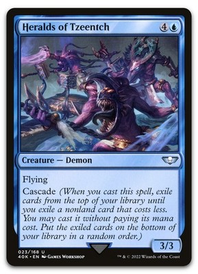 Heralds of Tzeentch #23 (NM) Warhammer 40,000 40K Magic MTG | eBay