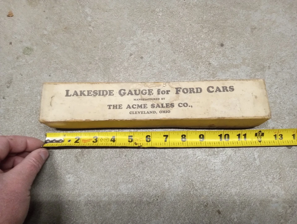 Medidor de gasolina Ford Modelo T Lakeside 1926 1927 mejorado nivel de combustible para automóvil nuevo de Lote Antiguo Foto 2 de 4