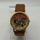 Vtg Lorus (Seiko) Disney Mickey Mouse Rare Cowboy Watch V531-8A00 New Battery